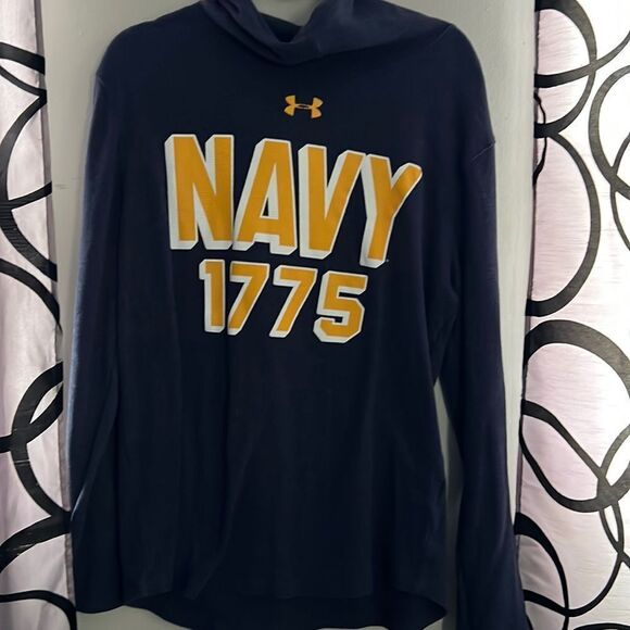 Under Armour, funnel neck loose fit, long sleeve top, size medium - Picture 1 of 5